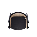 Koldby Armchair - Black/Natural Cane