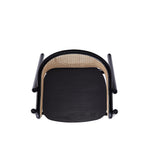 Koldby Armchair - Black/Natural Cane