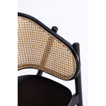 Koldby Armchair - Black/Natural Cane