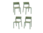 Nardi Trill I Outdoor Dining Side Chair - Set of 4 - Agave