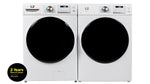 L2 White Front Load Washer (5.2 Cu. Ft) & White Electric Dryer (8.0 Cu. Ft) - LF52N3AWW/LE52N3AWW--