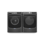 Maytag Volcano Black Front-Load Washer (5.5 cu. ft.) & Electric Dryer (7.3 cu. ft.) - MHW6630MBK/YMED5630MBK