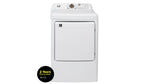L2 White Electric Dryer with French Display (7.5 Cu. Ft) - LE52N1BWWCFR