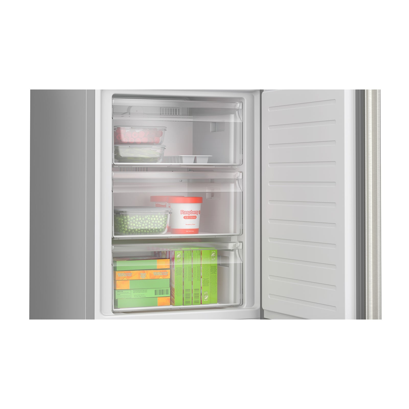 Bosch 24" Stainless Steel Smart Counter-depth Bottom Freezer Refrigerator with Home Connect (12.8 Cu. Ft) - B24CB50ESS