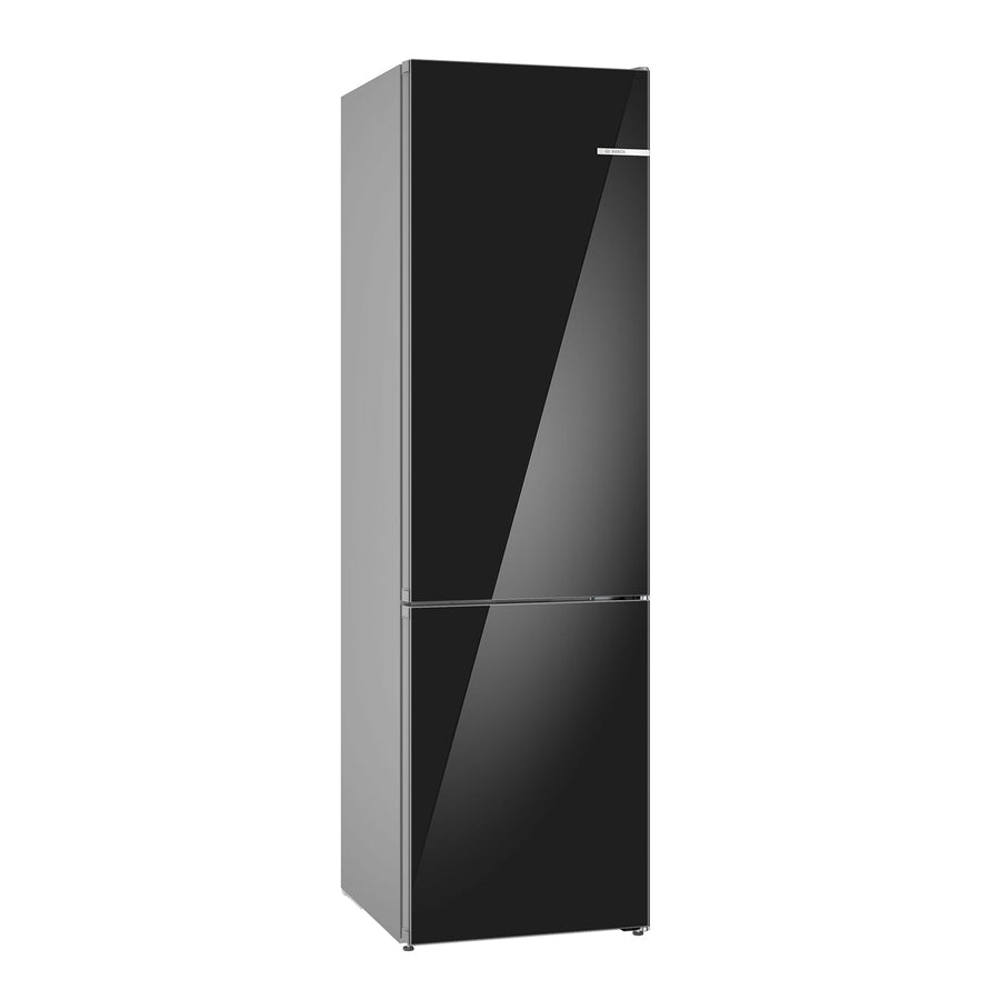 Bosch 24" Black Glass Smart Free-Standing Counter-depth Bottom Freezer Refrigerator with Home Connect (12.8) - B24CB80ESB