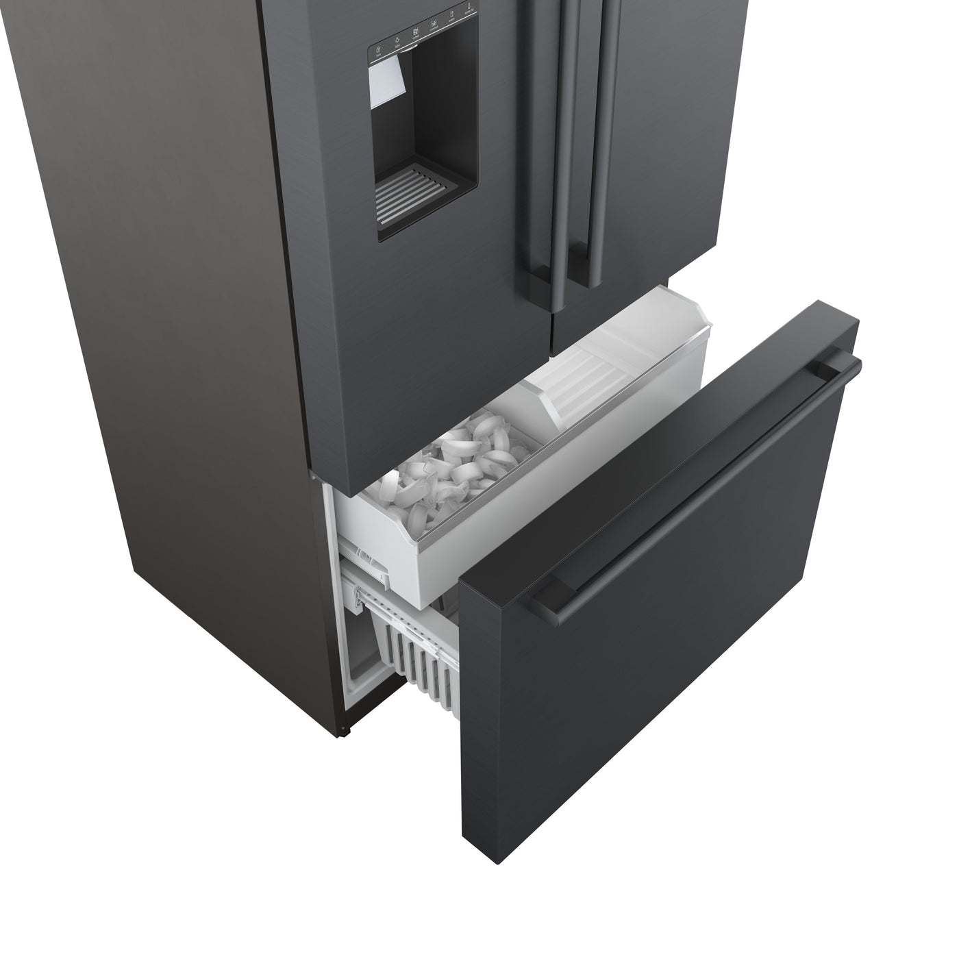Bosch Black Stainless Steel Counter Depth French Door Refrigerator (21.6 Cu.Ft) - B36CD50SNB