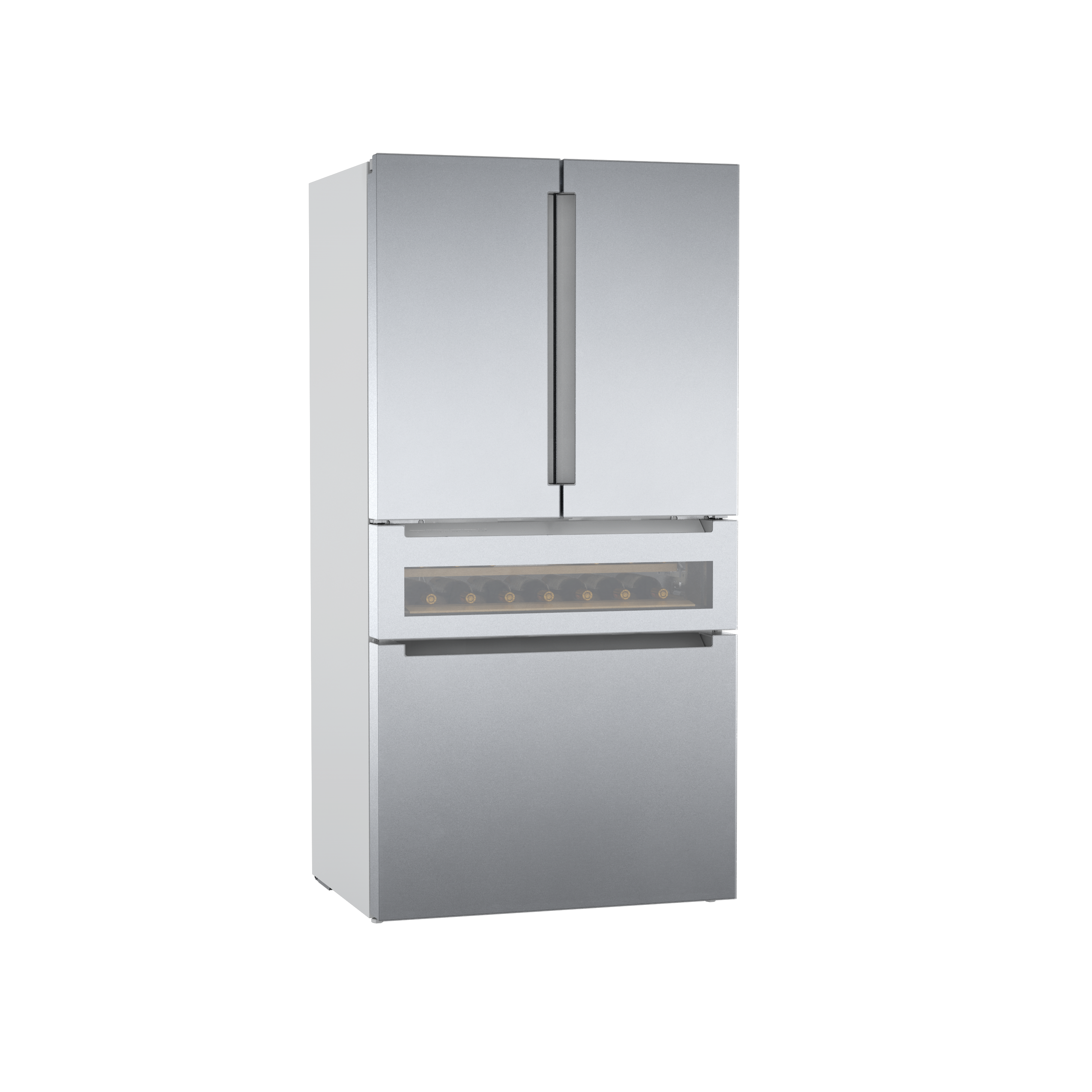 Bosch Stainless Steel Counter Depth French Door Refrigerator with Wine Drawer (21.2 Cu.Ft) - B36CL81ENG