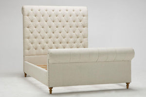 Tongeren Queen Bed - Cream