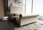 Tongeren Queen Bed - Cream