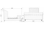 Tongeren Queen Bed - Cream