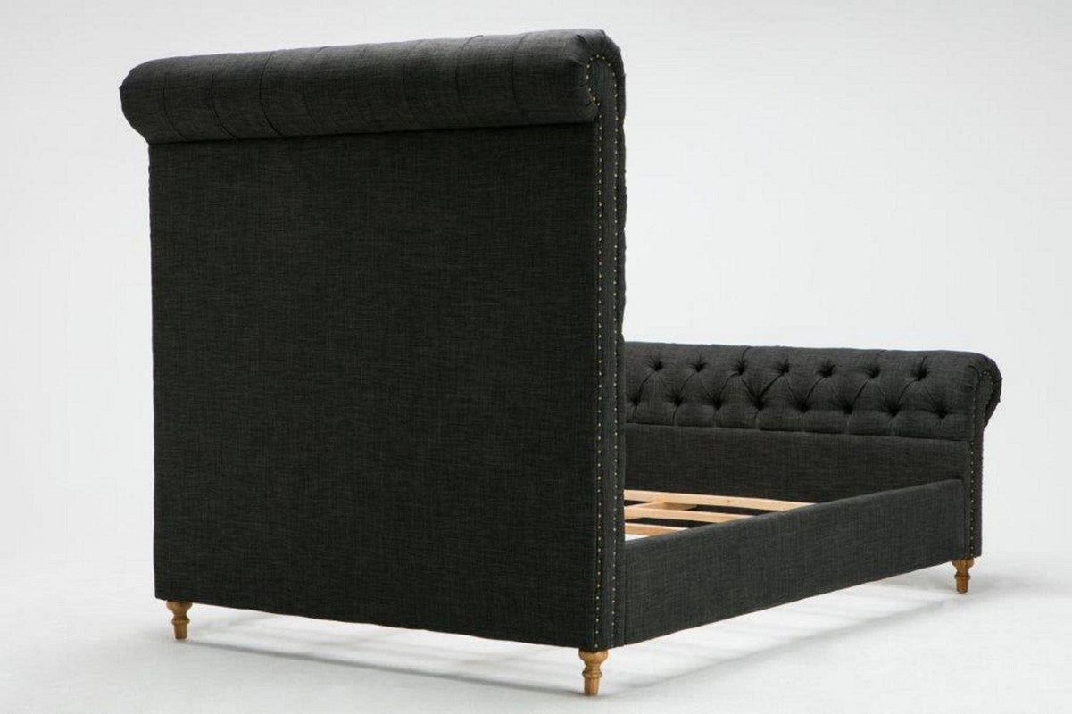 Tongeren Full Bed - Charcoal