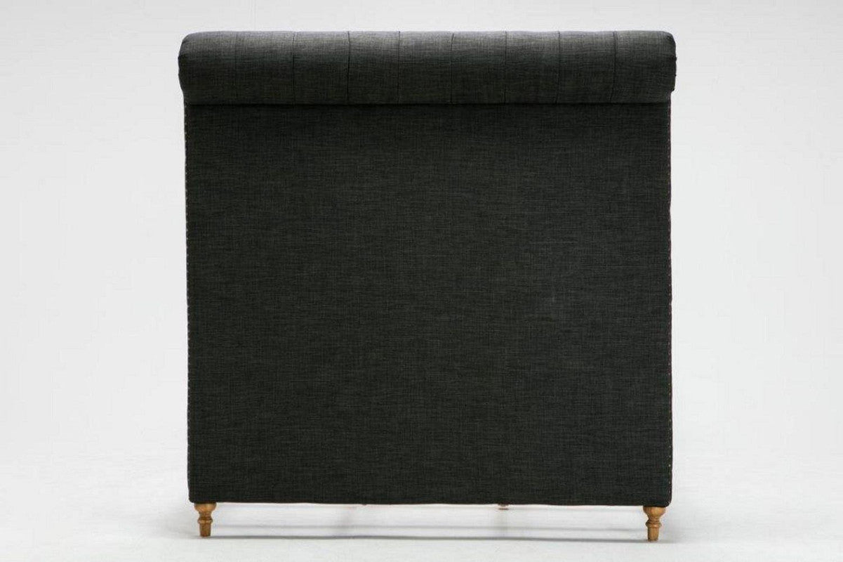 Tongeren Full Bed - Charcoal