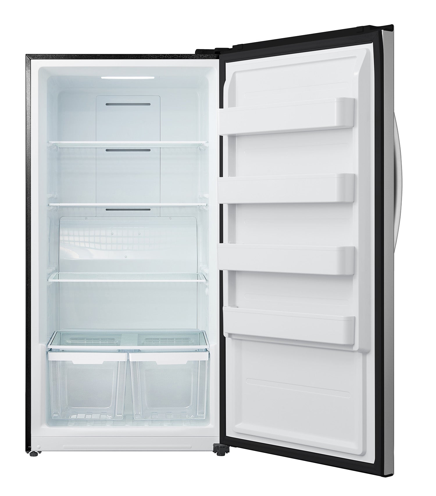 L2 Stainless Steel Upright Freezerand Convertible Fridge (17 Cu. Ft) - LRU17B6ASS
