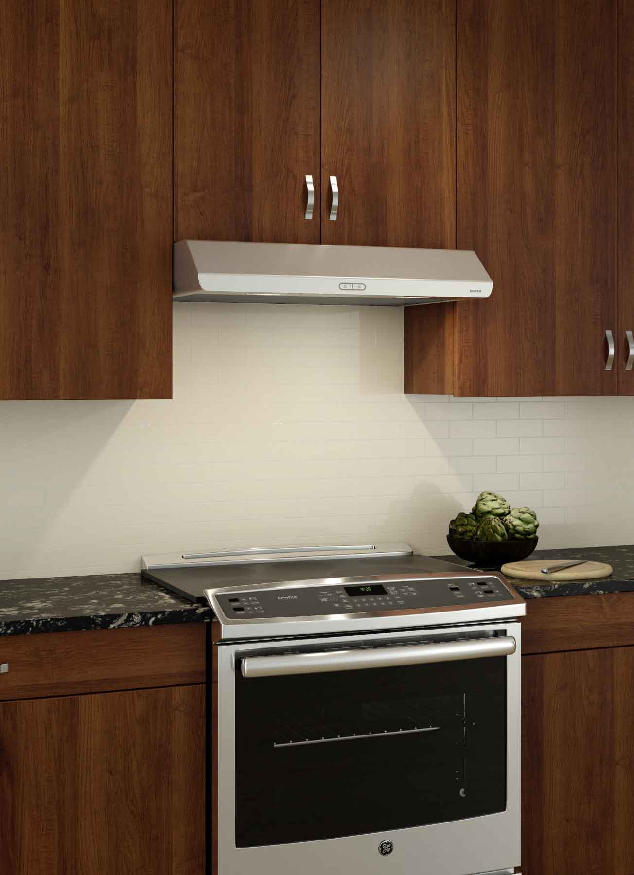 Broan Stainless Steel 30" 375 Max CFM Under-the-Cabinet Range Hood - BKDD130SS