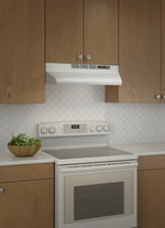 Broan White 24" 210 Max CFM Under-the-Cabinet Range Hood - BU224WH