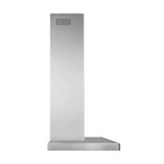 Broan Stainless Steel WITH Black Glass Panel 30" 450 CFM Designer Chimney Range Hood - BWT1304SSB