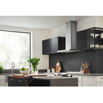Broan Stainless Steel 30" 450 CFM Designer Chimney Range Hood - BWT1304SS