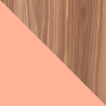 Velling Bookcase Cabinet - Brown/Pink