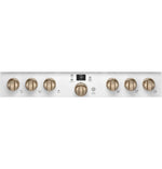 Café Matte White 36" Commercial-Style 6-Burner Dual-Fuel Smart Range with Air Fry (5.75 Cu.Ft) - C2Y366P4TW2
