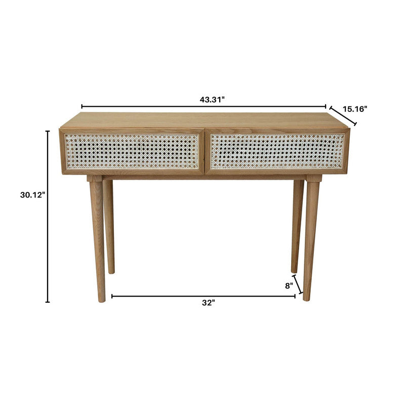 Snaregade Reclaimed Pine Console Table - Natural
