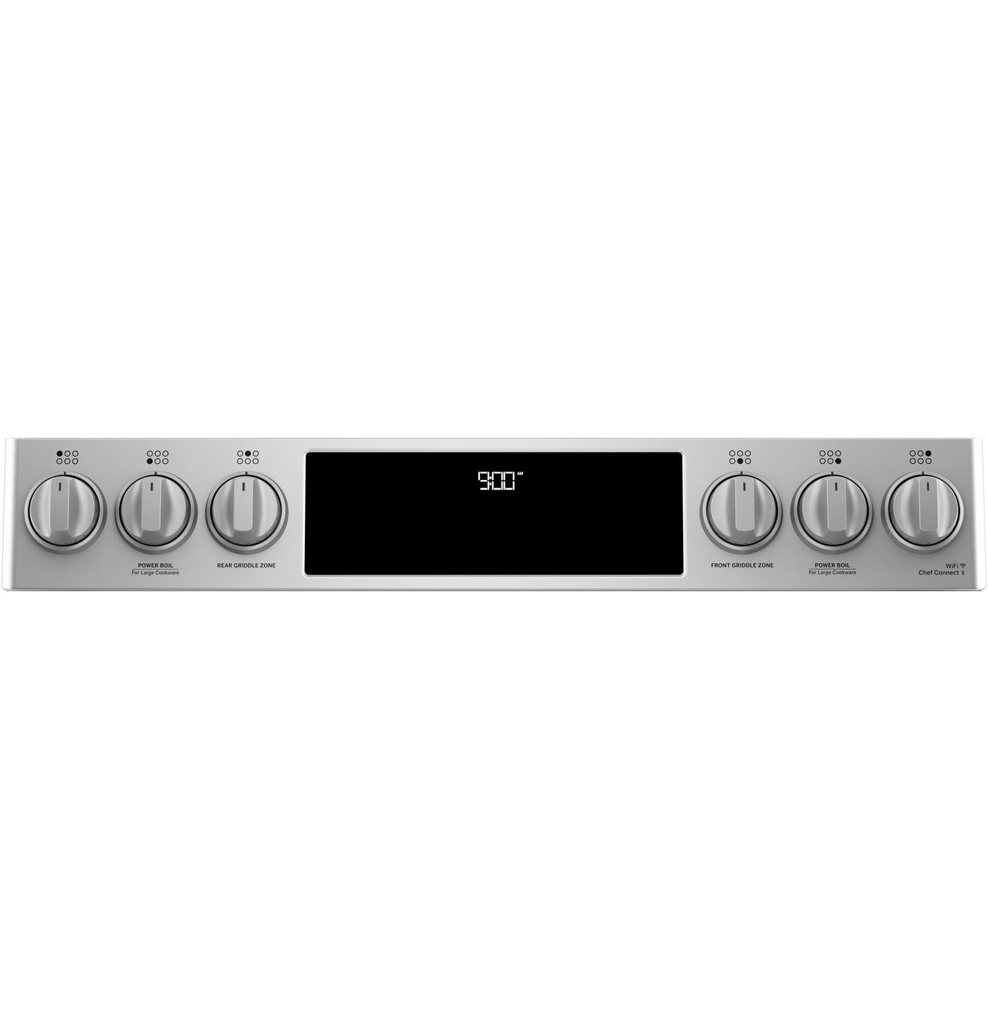 Café™ Stainless Steel 30" Slide-In Front Control Dual-Fuel Convection Range with Air Fry and Warming Drawer (5.7 Cu.Ft) - CC2S900P2MS1