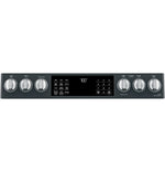 GE Café Matte Black 30" Electric Range with Built-in WiFi and No-Preheat Air Fry (5.7 Cu. Ft) - CCES700P3MD1