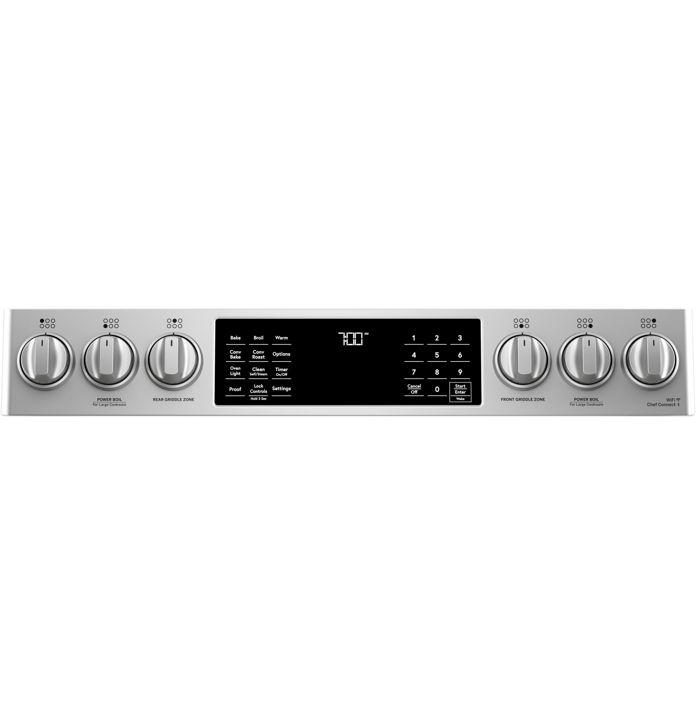 Café™ Stainless Steel 30" Slide-In Front Control Gas Oven with Convection Range and Air Fry (5.6 Cu.Ft) - CCGS700P2MS1