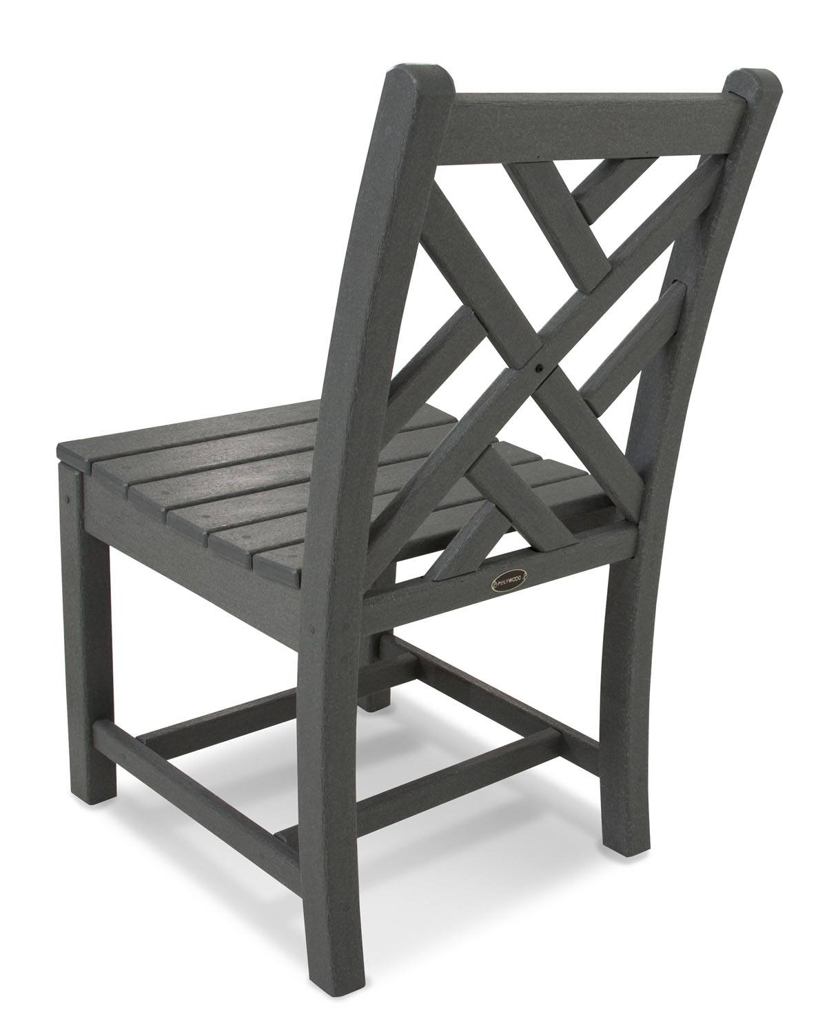 POLYWOODÂ® Chippendale Dining Side Chair - Slate Grey