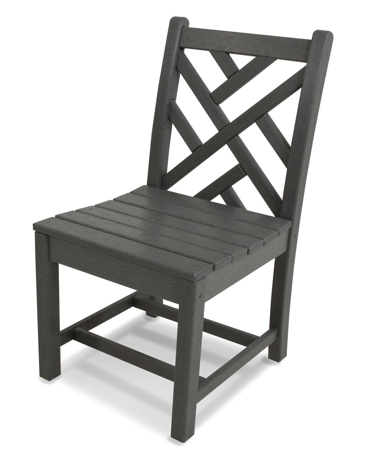 POLYWOODÂ® Chippendale Dining Side Chair - Slate Grey