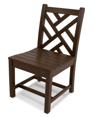 POLYWOODÂ® Chippendale Dining Side Chair - Mahogany
