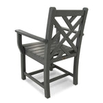 POLYWOODÂ® Chippendale Dining Arm Chair - Slate Grey