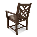 POLYWOODÂ® Chippendale Dining Arm Chair - Mahogany
