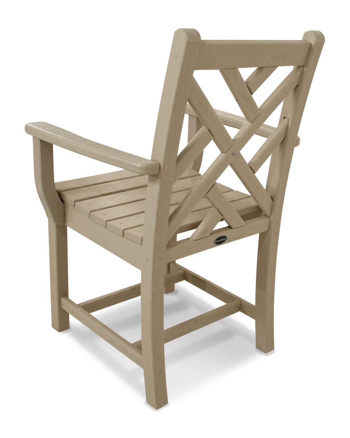 POLYWOODÂ® Chippendale Dining Arm Chair - Sand