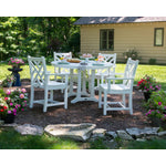 POLYWOODÂ® Chippendale Dining Arm Chair - White
