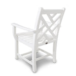 POLYWOODÂ® Chippendale Dining Arm Chair - White