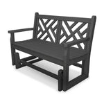 POLYWOODÂ® Chippendale Glider - Slate Grey