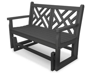 POLYWOODÂ® Chippendale Glider - Slate Grey
