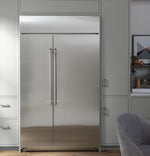 Café Stainless Steel 48" Built-In Side-by-Side Refrigerator (29.6 Cu.Ft.) - CSB48WP2NS1