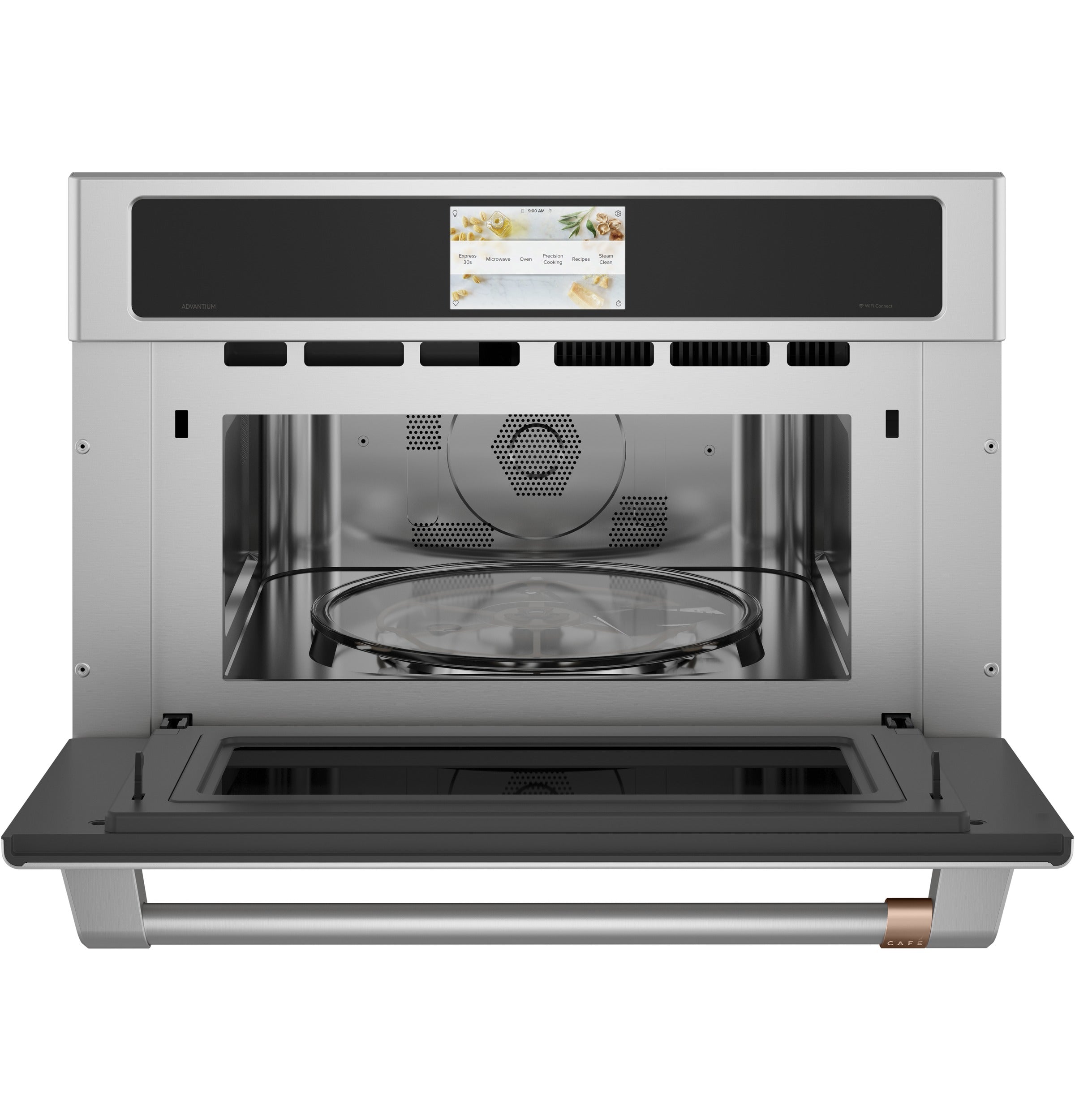Café Stainless Steel 30'' Five in One Oven with 240V Advantium® Technology (1.7 Cu.Ft) - CSB923P2NS1