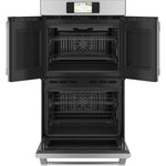 Café Stainless Steel 30" Built-In French-Door Double Convection Wall Oven (10.0 Cu.Ft) - CTD90FP2NS1