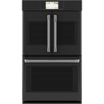 Café Matte Black 30" Built-In French-Door Double Convection Wall Oven (10.0 Cu.Ft) - CTD90FP3ND1