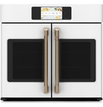Café Matte White 30" Built-In French-Door Single Convection Wall Oven (5.0 Cu.Ft) - CTS90FP4NW2