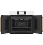 Café Matte White 30" Built-In French-Door Single Convection Wall Oven (5.0 Cu.Ft) - CTS90FP4NW2