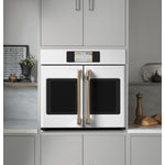 Café Matte White 30" Built-In French-Door Single Convection Wall Oven (5.0 Cu.Ft) - CTS90FP4NW2