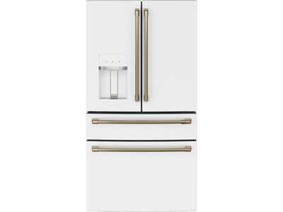 Café Matte White 36" 4-Door French-Door Refrigerator (27.8 Cu. Ft.) - CVE28DP4NW2