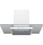 Café Matte White 30" 350-CFM Wall-Mount Glass Canopy Chimney Hood - CVW73014MWM