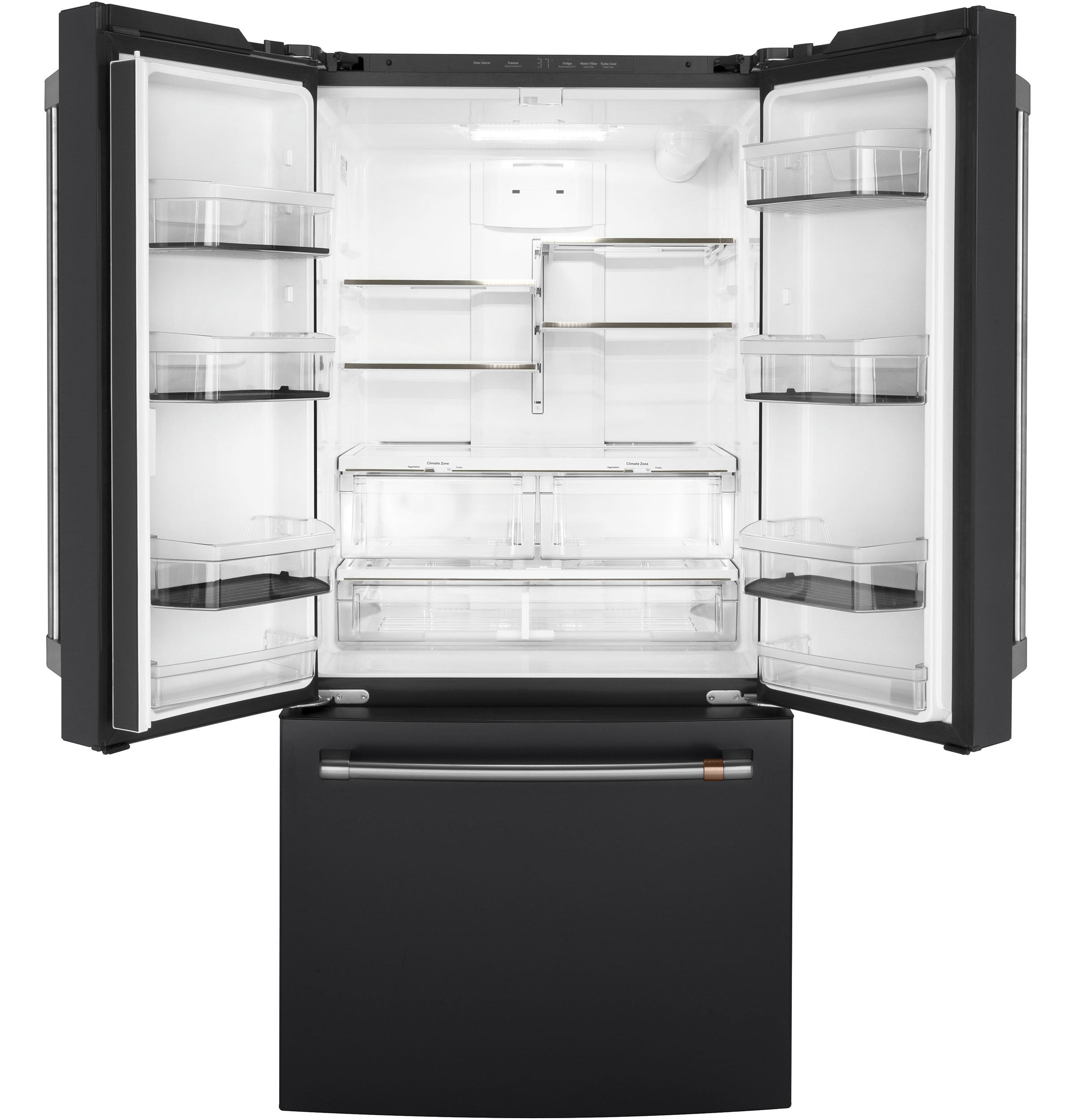 Café Matte Black 33" Counter-Depth French-Door Refrigerator (18.6 Cu. Ft.) - CWE19SP3ND1