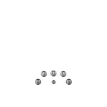 Café™ Brushed Stainless 5-Piece Electric Cooktop Knobs - CXCE1HKPMSS