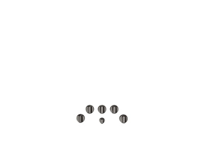 Café™ Brushed Black 5-Piece Gas Cooktop Knobs - CXCG1K0PMBT
