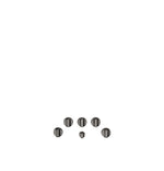 Café™ Brushed Black 5-Piece Gas Cooktop Knobs - CXCG1K0PMBT